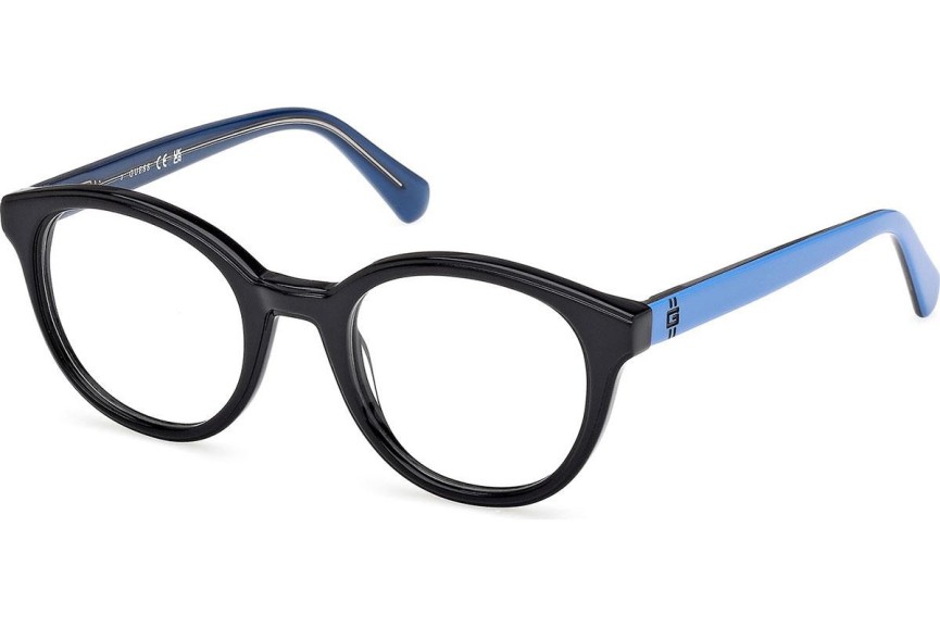 Okulary korekcyjne Guess GU50263 005 Okrągłe Czarne