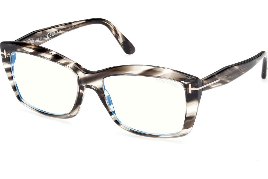 Okulary korekcyjne Tom Ford FT6065-B 056 Prostokątne Szare