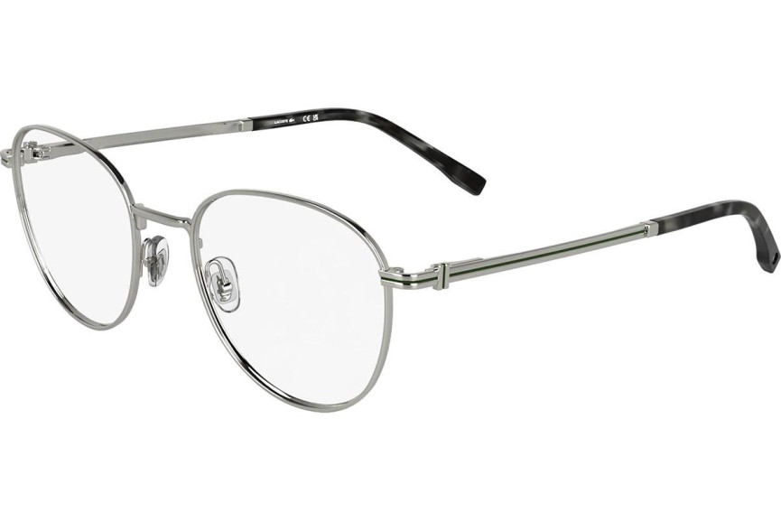 Okulary korekcyjne Lacoste L2312 045 Pilotki (Aviator) Srebrne