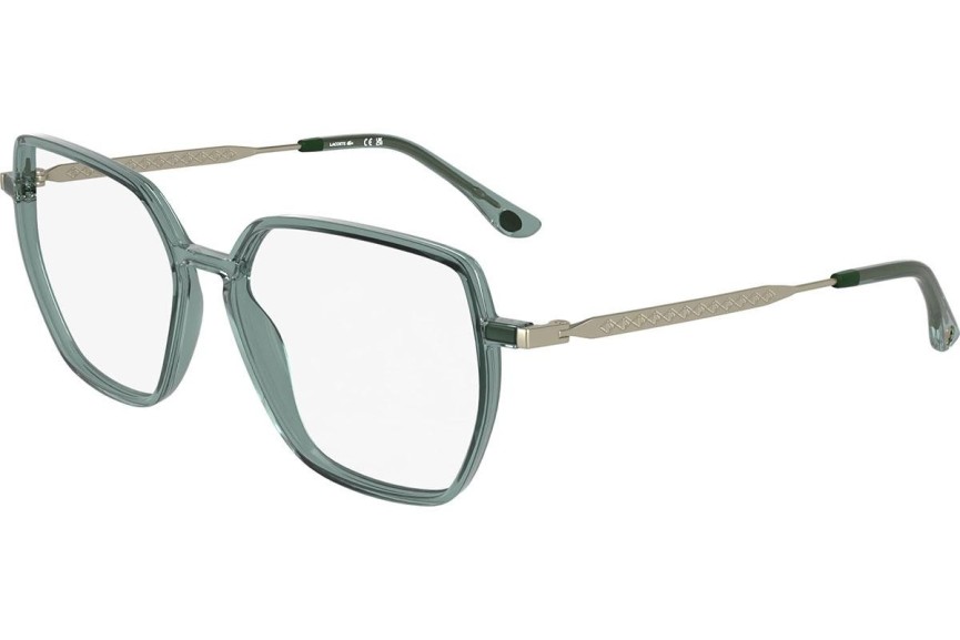 Okulary korekcyjne Lacoste L2981 400 Kocie oczy Niebieskie