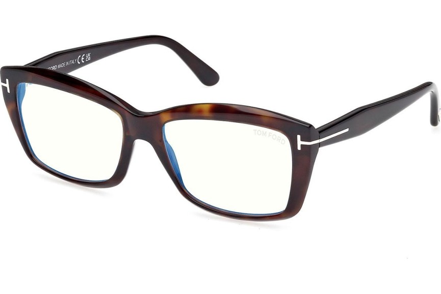 Okulary korekcyjne Tom Ford FT6065-B 052 Prostokątne Havana