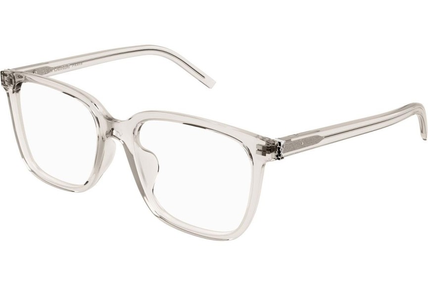 Okulary korekcyjne Saint Laurent SLM142/F 003 Kwadratowe Brązowe