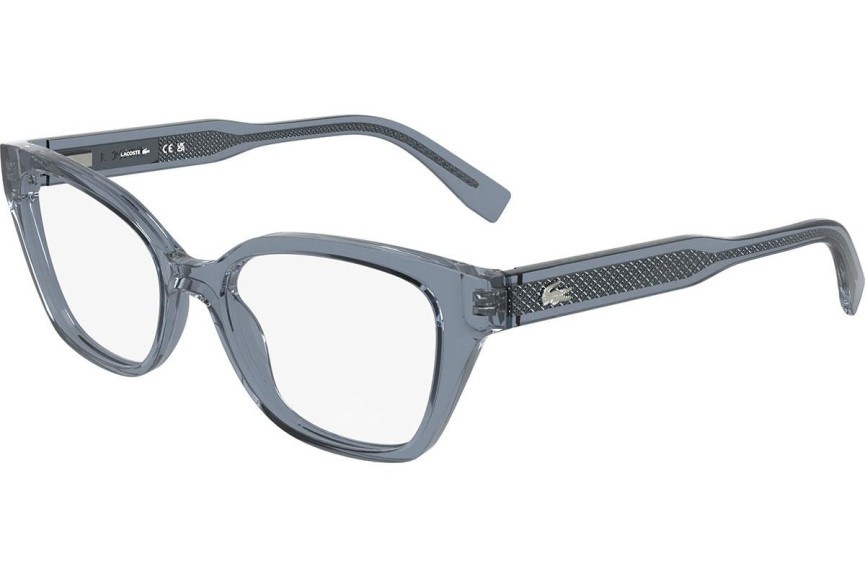 Okulary korekcyjne Lacoste L2983 038 Kocie oczy Szare
