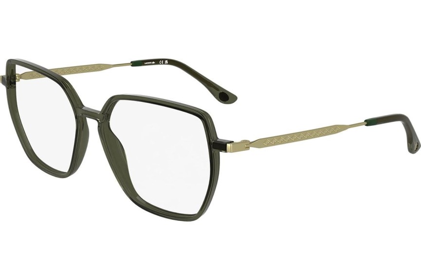 Okulary korekcyjne Lacoste L2981 275 Kocie oczy Brązowe