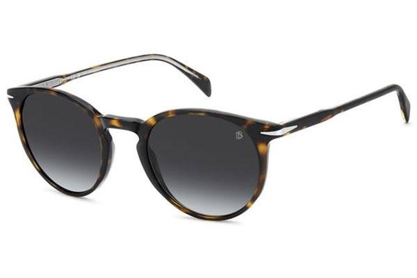 Okulary przeciwsłoneczne David Beckham DB1139/S 086/WJ Okrągłe Havana