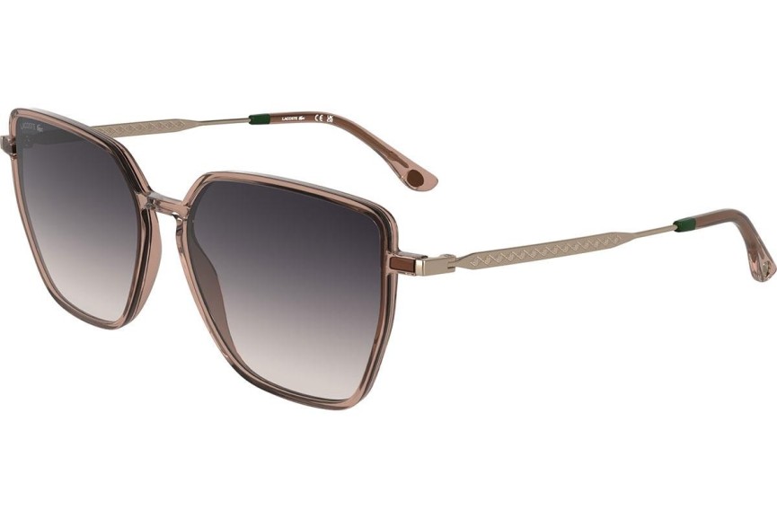 Okulary przeciwsłoneczne Lacoste L6062S 662 Kocie oczy Brązowe