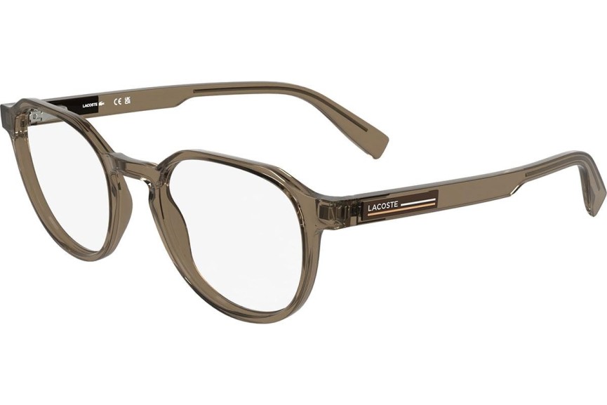 Okulary korekcyjne Lacoste L2980 210 Okrągłe Brązowe