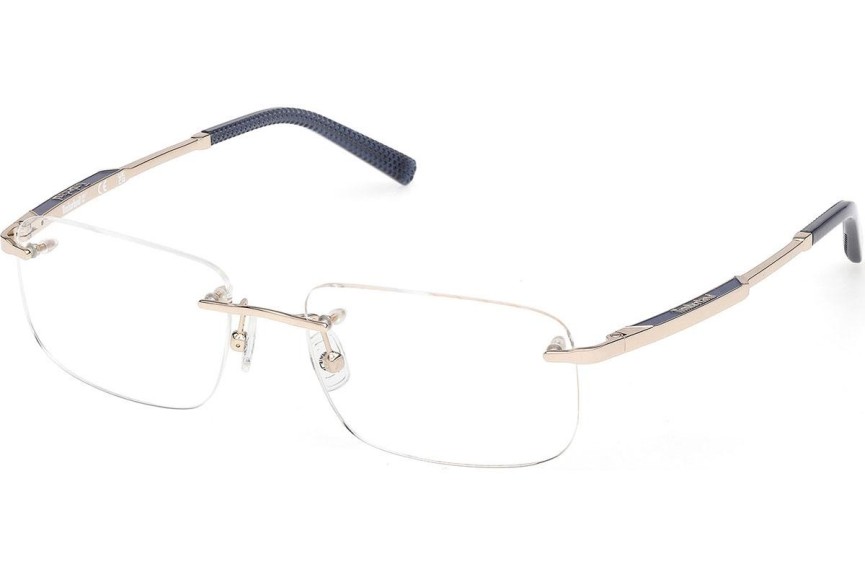 Okulary korekcyjne Timberland TB50075 032 Prostokątne Złote