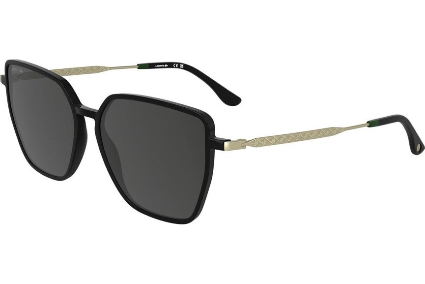 Okulary przeciwsłoneczne Lacoste L6062S 001 Kocie oczy Czarne