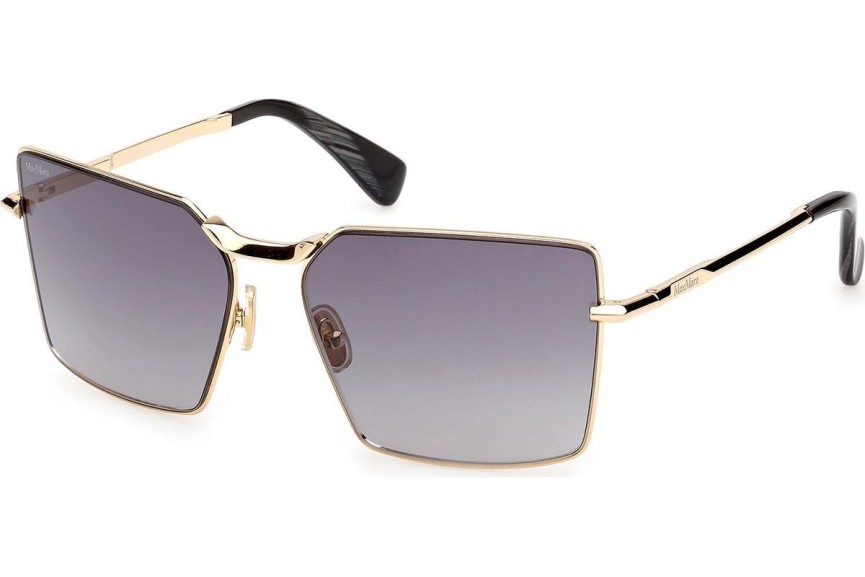 Okulary przeciwsłoneczne Max Mara Miller 3 MM0135 30B Kwadratowe Złote