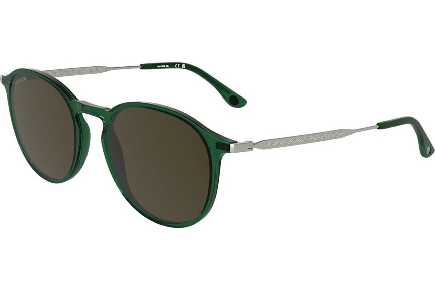Okulary przeciwsłoneczne Lacoste L6061S 301 Okrągłe Zielone