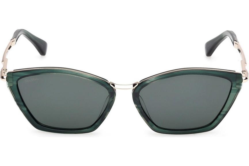 Okulary przeciwsłoneczne Max Mara Miller 7 MM0162 96N Kocie oczy Zielone