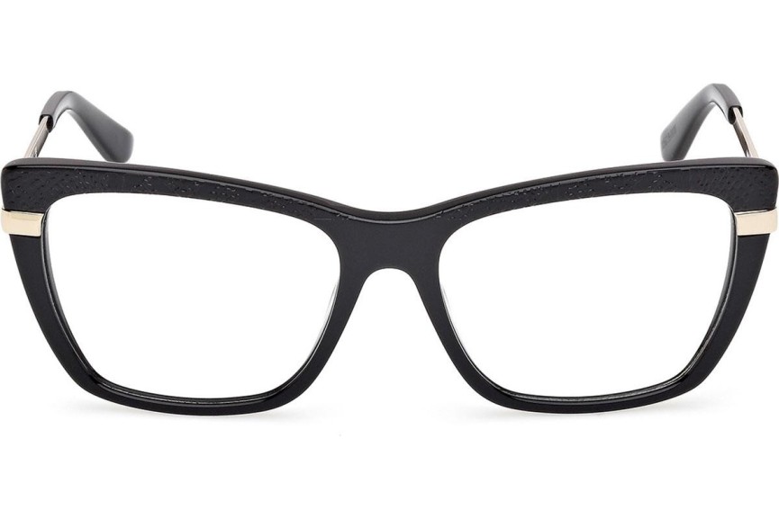Okulary korekcyjne Guess GU50246 001 Kocie oczy Czarne