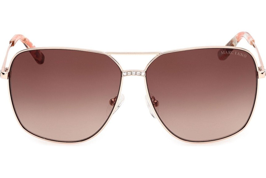 Okulary przeciwsłoneczne Marciano GM00022 28F Pilotki (Aviator) Złote