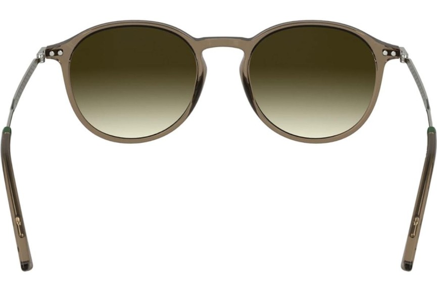 Okulary przeciwsłoneczne Lacoste L6061S 210 Okrągłe Brązowe