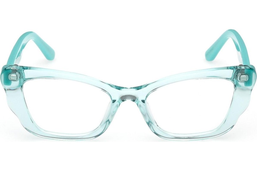 Okulary korekcyjne Guess GU50264 087 Kocie oczy Niebieskie
