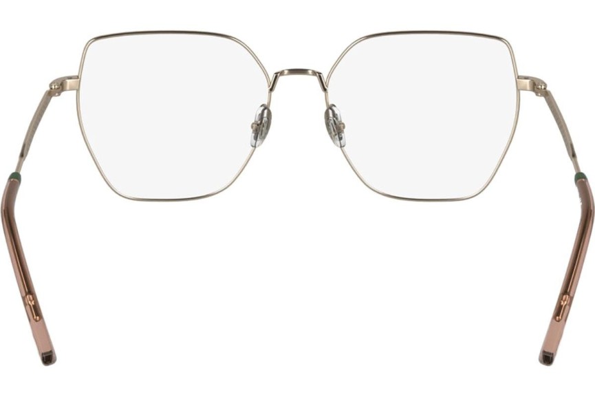 Okulary korekcyjne Lacoste L2309 662 Kocie oczy Złote