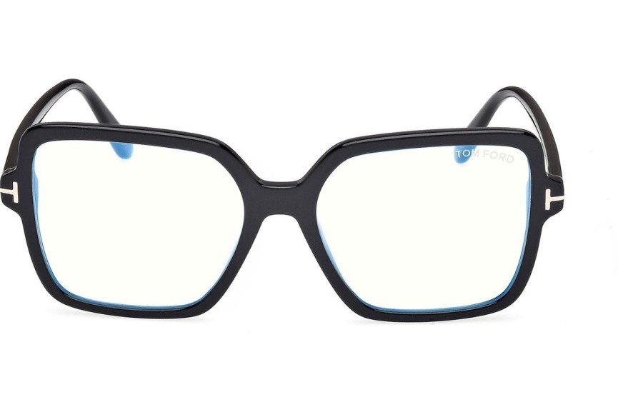 Okulary korekcyjne Tom Ford FT6063-B 001 Kwadratowe Czarne