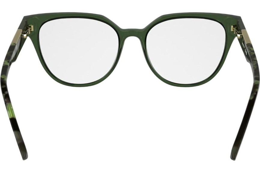 Okulary korekcyjne Lacoste L2982 301 Kocie oczy Zielone
