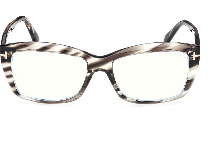 Okulary korekcyjne Tom Ford FT6065-B 056 Prostokątne Szare