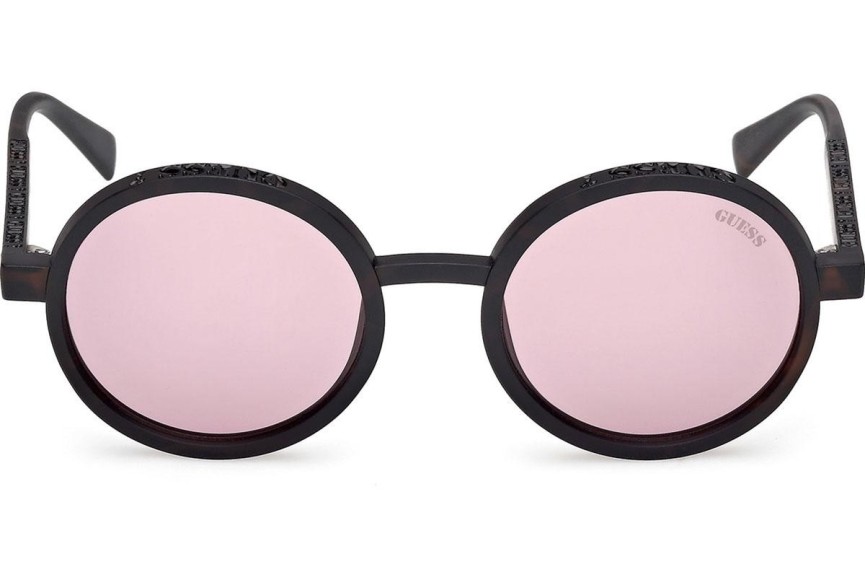 Okulary przeciwsłoneczne Guess GU00234 52Y Okrągłe Havana