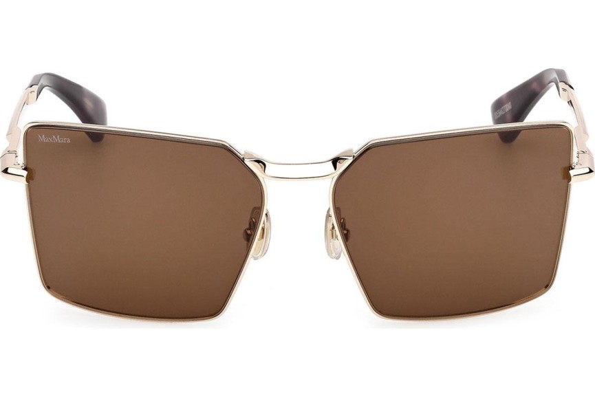 Okulary przeciwsłoneczne Max Mara Miller 3 MM0135 32E Kwadratowe Złote