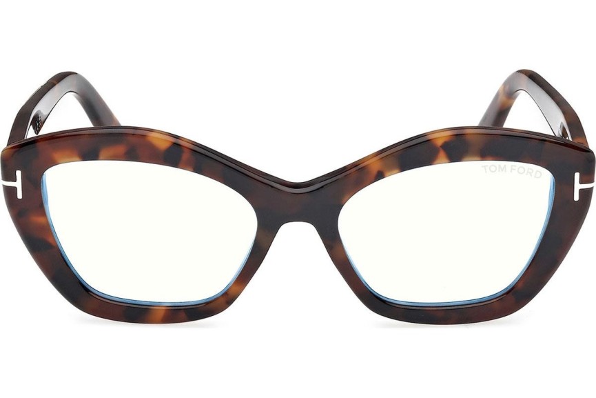 Okulary korekcyjne Tom Ford FT6044-B 052 Kocie oczy Havana