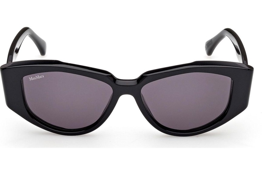 Okulary przeciwsłoneczne Max Mara Lee 4 MM0161 01A Kocie oczy Czarne