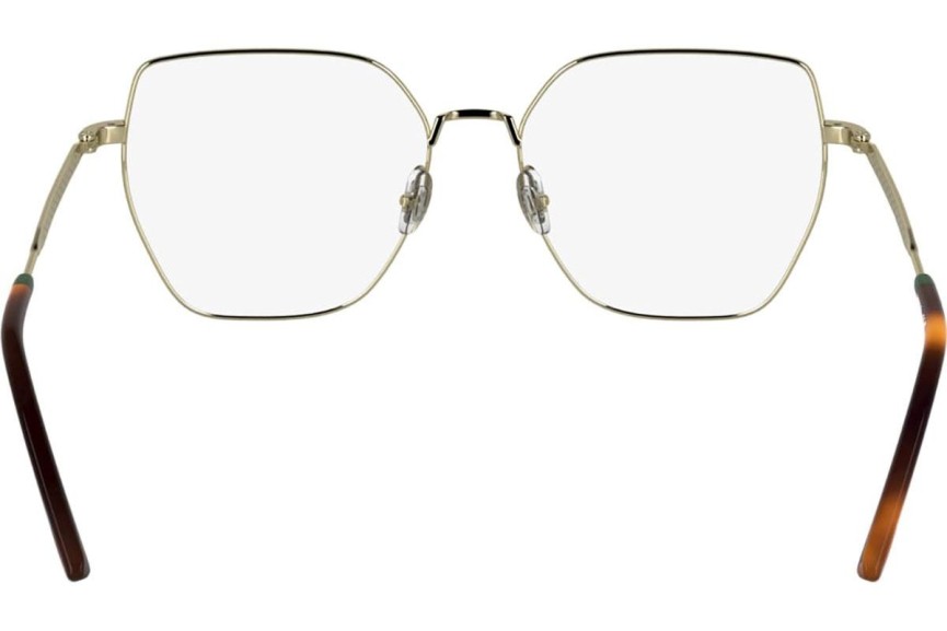 Okulary korekcyjne Lacoste L2309 714 Kocie oczy Złote