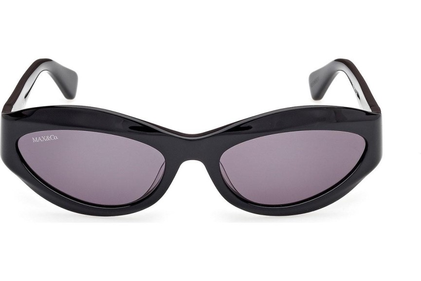 Okulary przeciwsłoneczne Max&Co. MO0136 01A Owalne Czarne