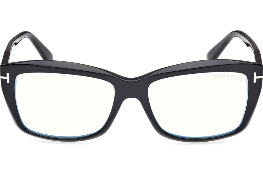Okulary korekcyjne Tom Ford FT6065-B 001 Prostokątne Czarne