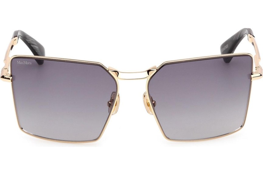 Okulary przeciwsłoneczne Max Mara Miller 3 MM0135 30B Kwadratowe Złote
