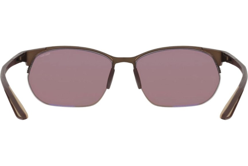 Okulary przeciwsłoneczne Nike IH0911X 201 Prostokątne Brązowe