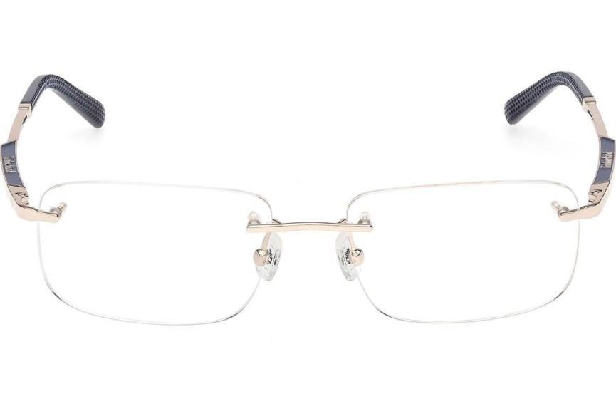 Okulary korekcyjne Timberland TB50075 032 Prostokątne Złote
