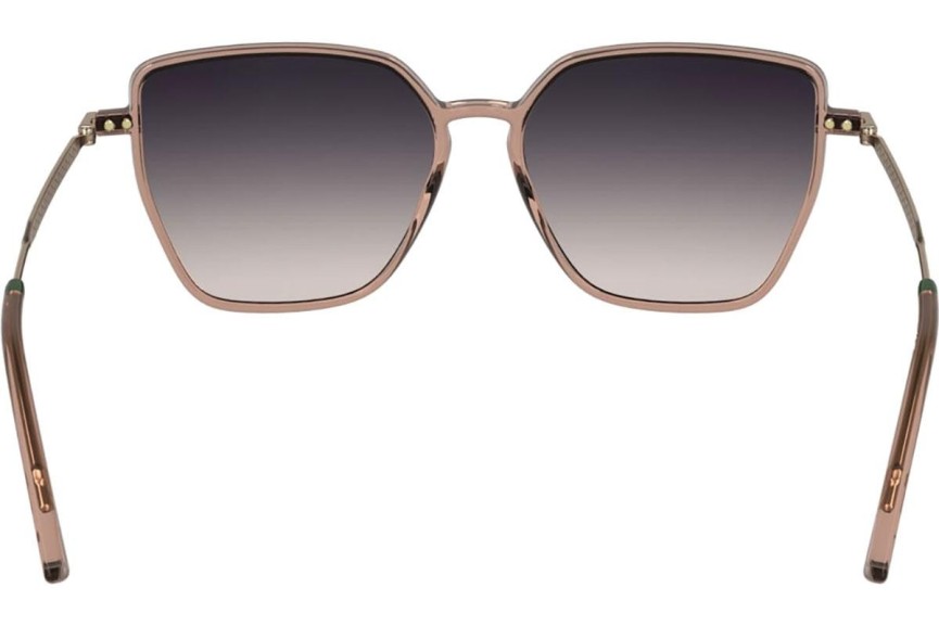 Okulary przeciwsłoneczne Lacoste L6062S 662 Kocie oczy Brązowe