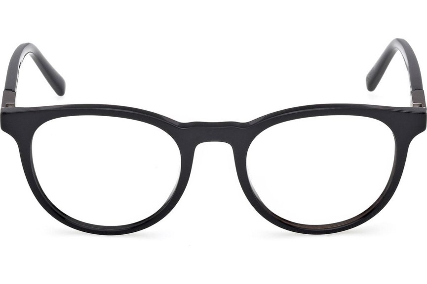 Okulary korekcyjne Timberland TB50071 001 Okrągłe Czarne