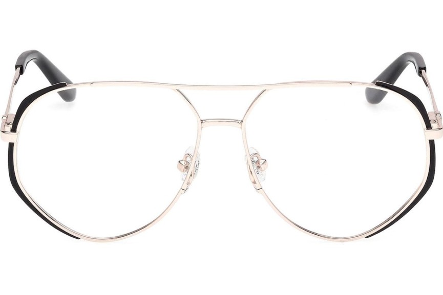 Okulary korekcyjne Guess GU50247 002 Pilotki (Aviator) Czarne