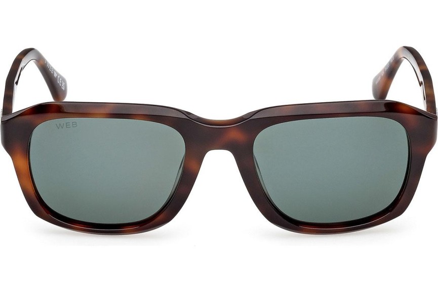 Okulary przeciwsłoneczne Web WE0389 52N Kwadratowe Havana