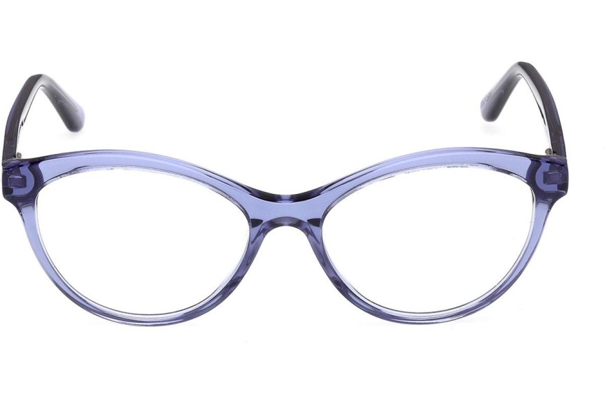 Okulary korekcyjne Guess GU50273 090 Kocie oczy Niebieskie