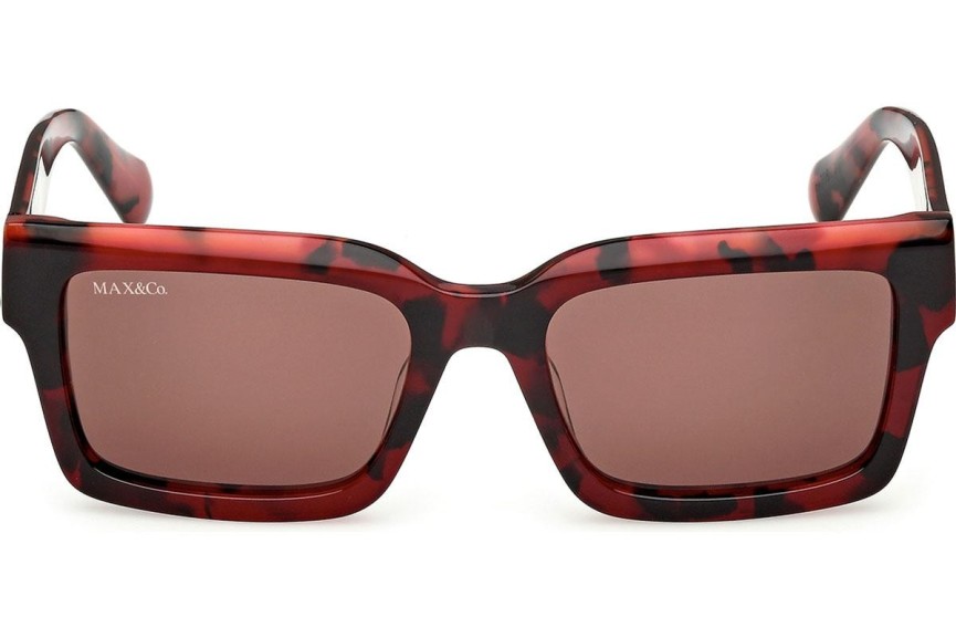 Okulary przeciwsłoneczne Max&Co. MO0132 54E Prostokątne Havana