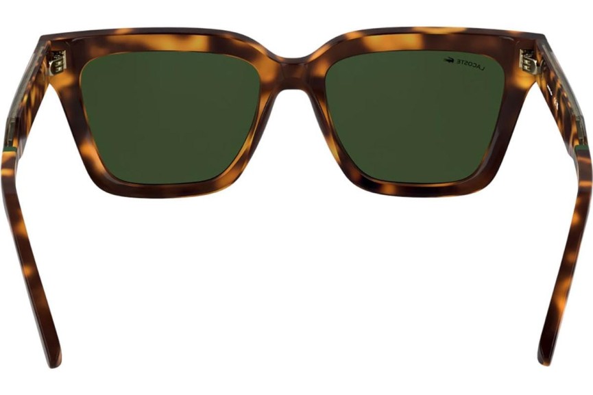 Okulary przeciwsłoneczne Lacoste L6063S 214 Kocie oczy Havana