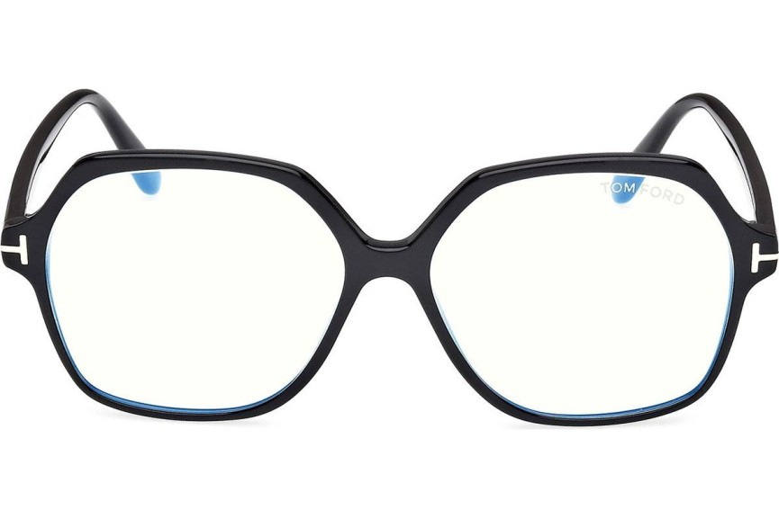 Okulary korekcyjne Tom Ford FT6062-B 001 Kwadratowe Czarne