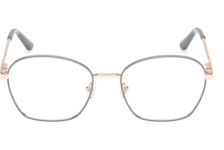 Okulary korekcyjne Guess GU50272 020 Kwadratowe Szare