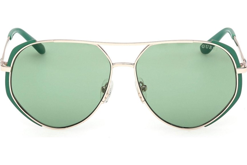 Okulary przeciwsłoneczne Guess GU00219 97N Pilotki (Aviator) Zielone
