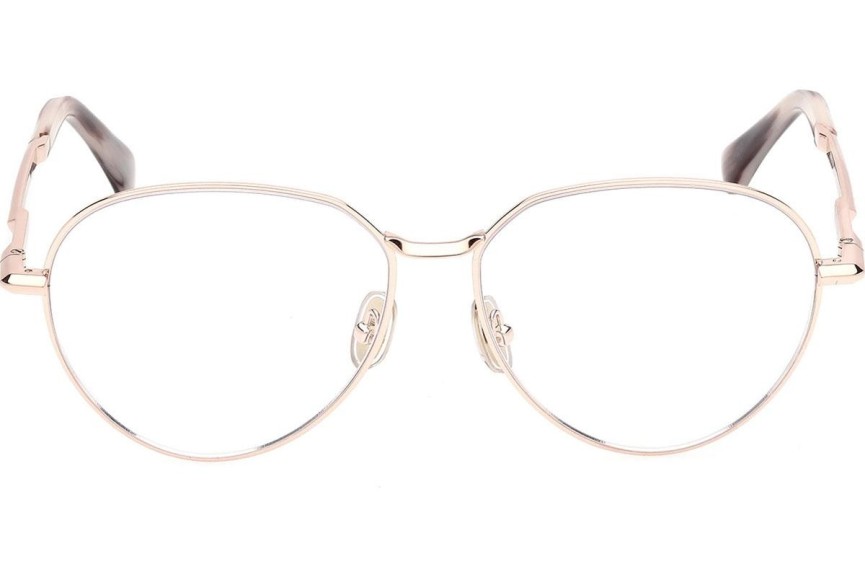 Okulary korekcyjne Max Mara MM5178 028 Okrągłe Złote