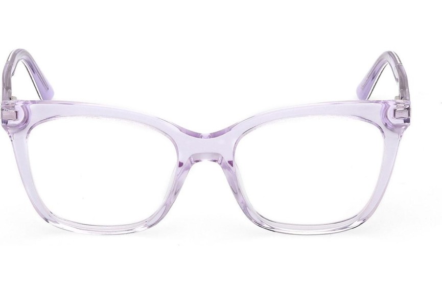 Okulary korekcyjne Guess GU50268 081 Kocie oczy Fioletowe