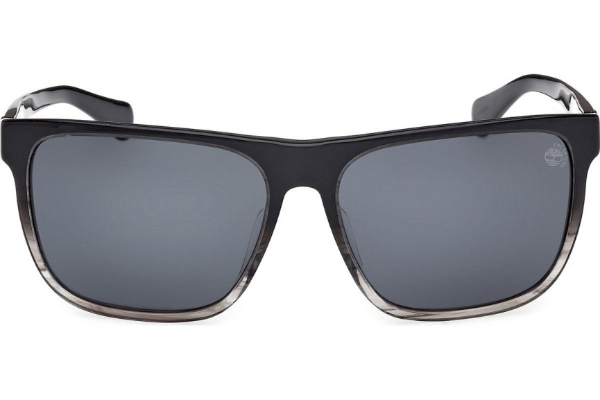 Okulary przeciwsłoneczne Timberland TB00054-H 20D Polarized Kwadratowe Szare