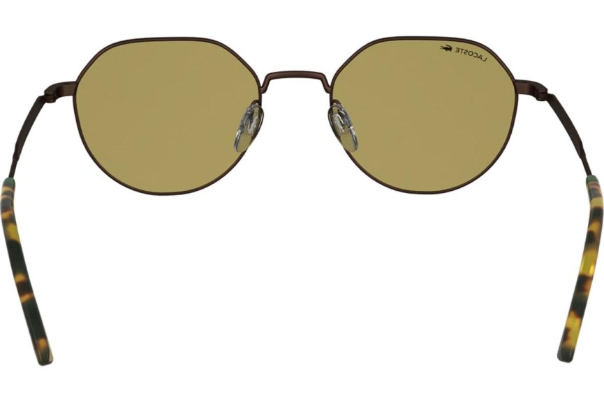 Okulary przeciwsłoneczne Lacoste L268S 210 Okrągłe Brązowe