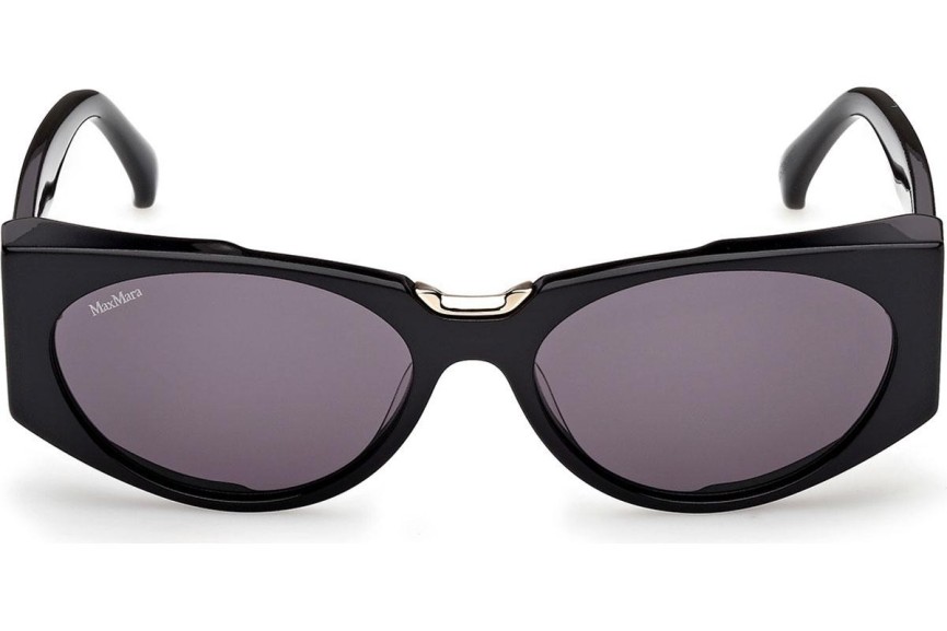 Okulary przeciwsłoneczne Max Mara Spark 10 MM0160 01A Kocie oczy Czarne