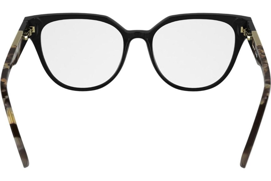 Okulary korekcyjne Lacoste L2982 001 Kocie oczy Czarne